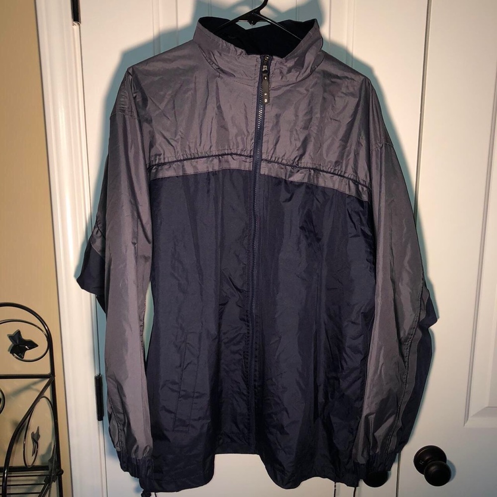 i 5 Navy Blue and Gray Jacket